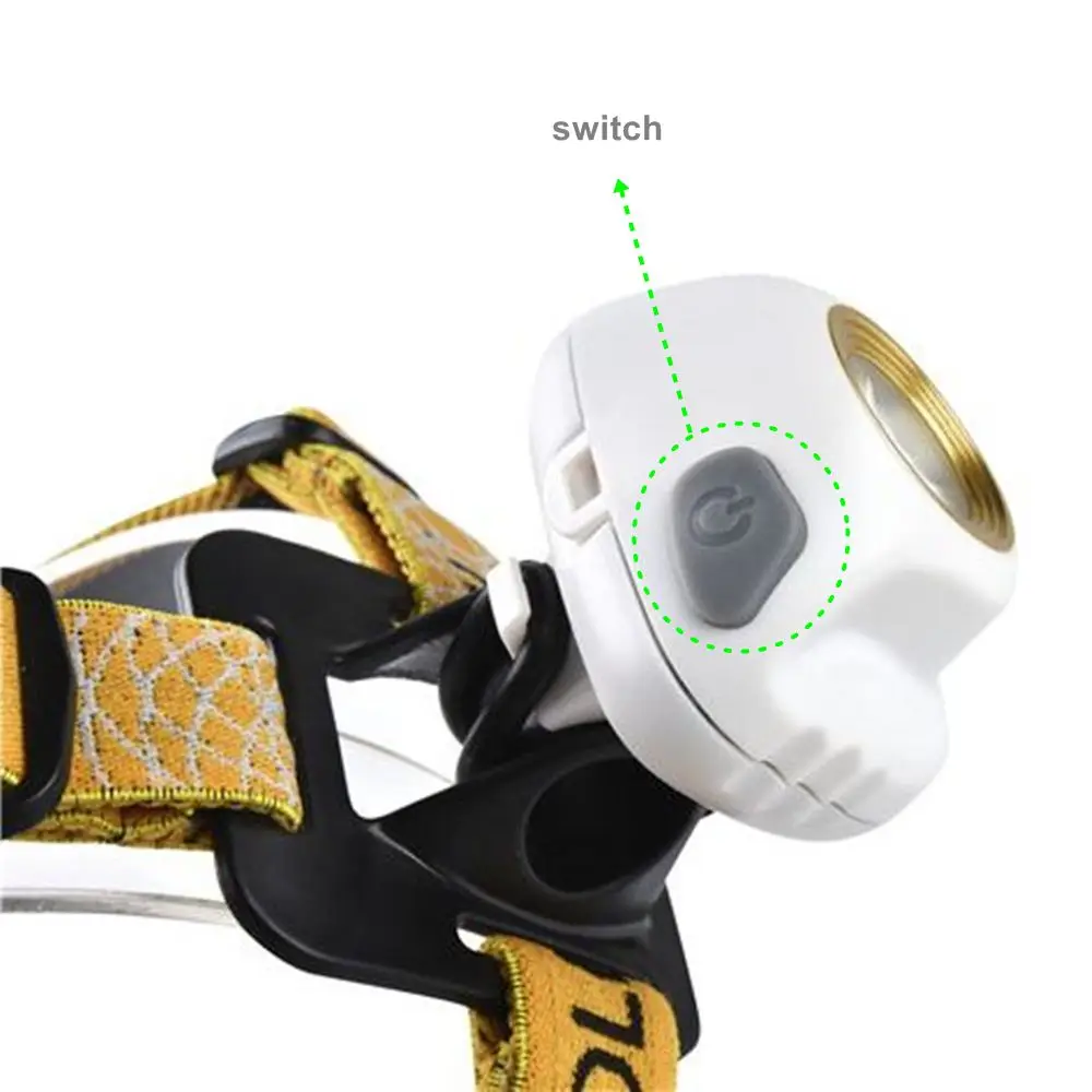 Мини-налобный фонарь AloneFire HP89 водонепроницаемый налобный для охоты с