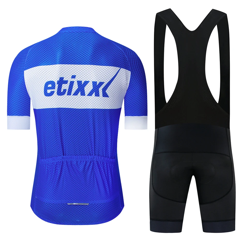 Командные велосипедные Джерси Tenue cyclместа 2018 комплекты с коротким рукавом