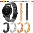 Браслет из нержавеющей стали для часов, металлический ремешок для Garmin Fenix5S Fenix 5S Plus, 20 мм