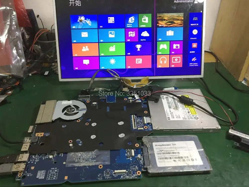 Материнская плата для ноутбука hp ProBook 4535s гнездо DDR3 Hp 654308 s 4535 001|Материнские платы