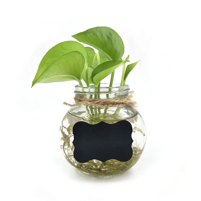 48pcs/set Blackboard Stickers Label Craft Kitchen Jam Jar Labels Black Chalkboard Chalk Board | Дом и сад