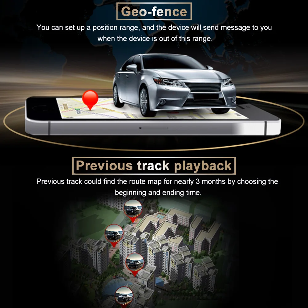 Mini Car GPS Locator Recording Monitoring Anti-theft Tracker Built-in Battery Accessories | Автомобили и мотоциклы