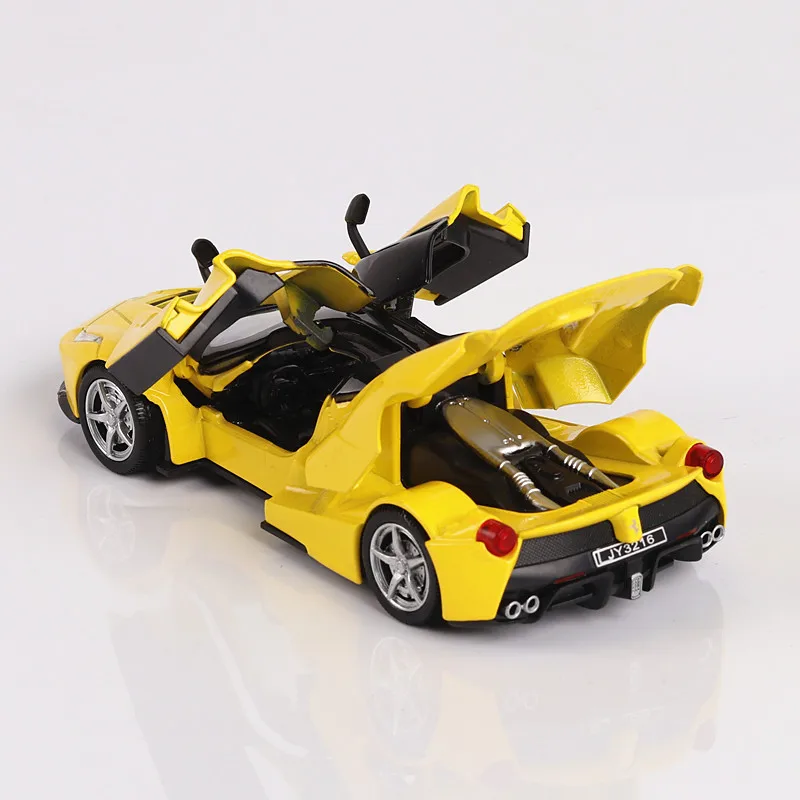 Race Car Model Rafael Can Open Doors Simulate Engine Sound Light Pull Back Return Force Boy Toy Limited Edition Collection | Игрушки и