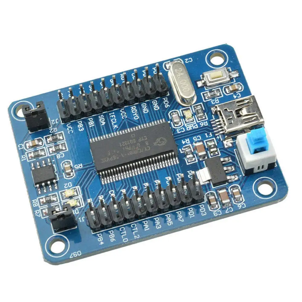 Макетная плата CY7C68013A-56 EZ-USB FX2LP USB2.0 develoe плата модуль логического анализатора EEPROM