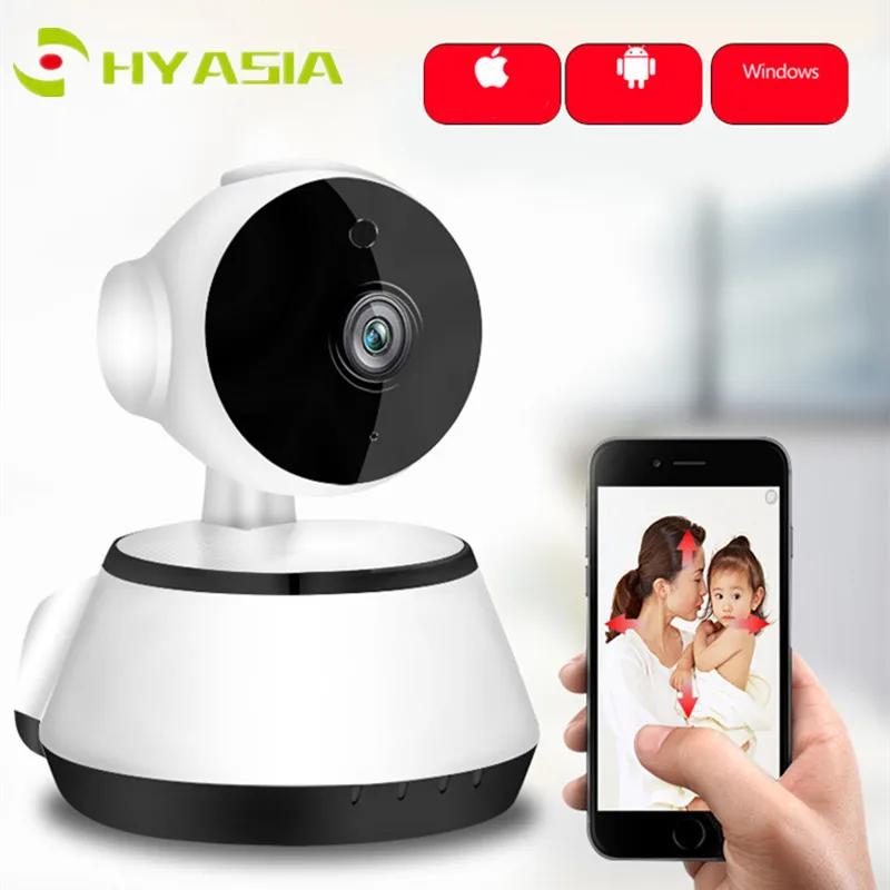 HYASIA двусторонний аудио Детский Монитор IP камера ночного видения WiFi детская няня