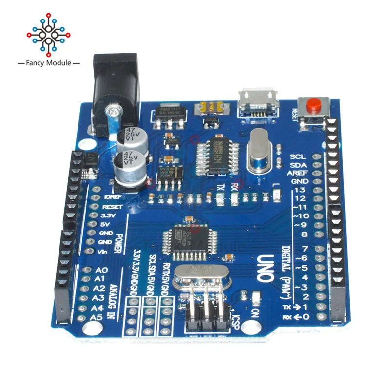 Фонарь с Micro USB UNO R3 MEGA328P CH340 CH340G детская плата модуль контроллера замена ATmega16U2 One|uno