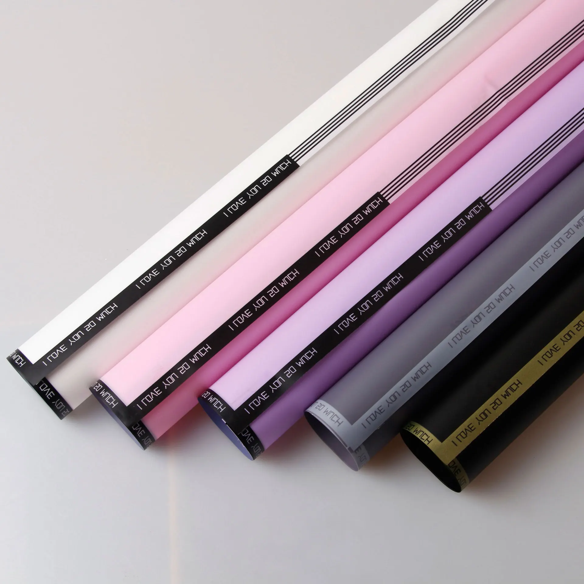 

Упаковочная бумага для цветов с романтическими надписями, корейское ремесло, упаковочная бумага для цветов, Подарочный упаковочный матери...