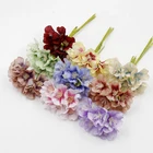 6 шт., искусственные цветы, сердечник для пояса, трубчатый букет, Свадебные вечерние аксессуары для украшения дома, DIY ВЕНОК, подарочная коробка