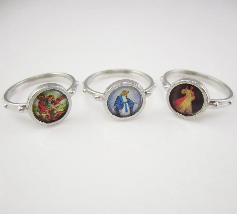 100 шт. католический сакраментарный подарок четки молитвенный палец|rosary ring|ring