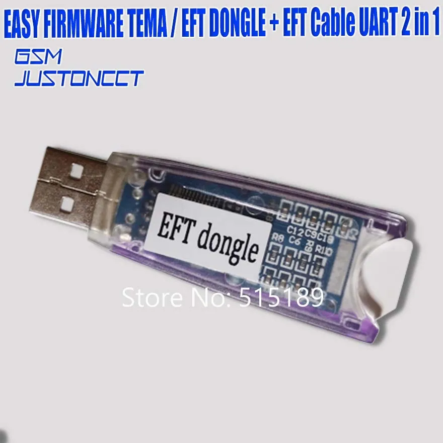 Новинка 100% оригинальная прошивка TEMA / EFT DONGLE ключ + кабель UART 2 в 1 | Мобильные