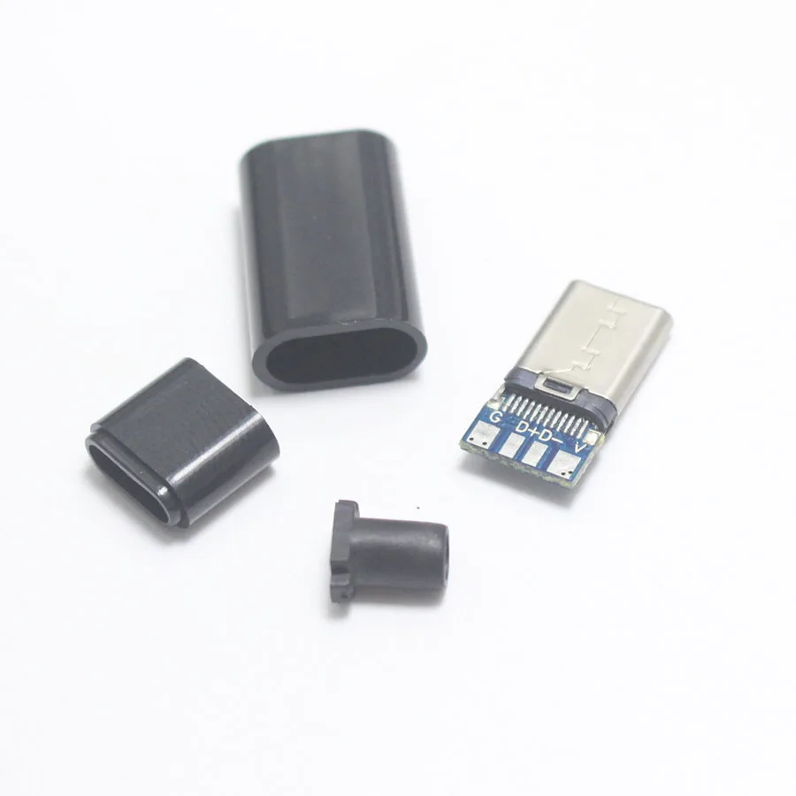 10 комплектов OTG или увеличенный ток USB 3 1 Тип C штекер сварного типа 4 в ремонт