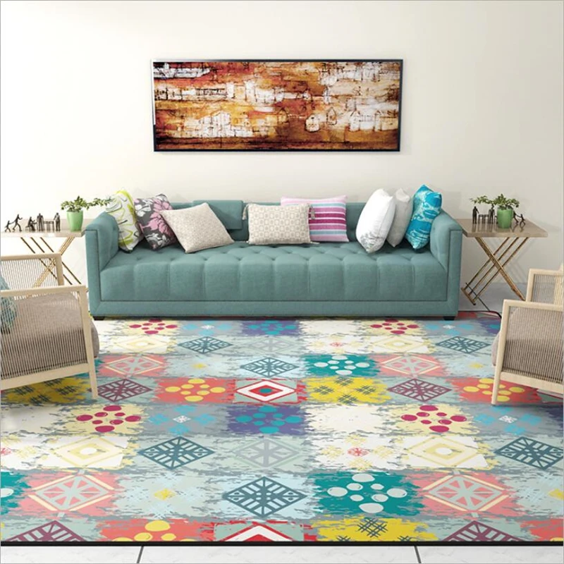 Деликатные мягкие ковры в американском стиле для гостиной спальни детской