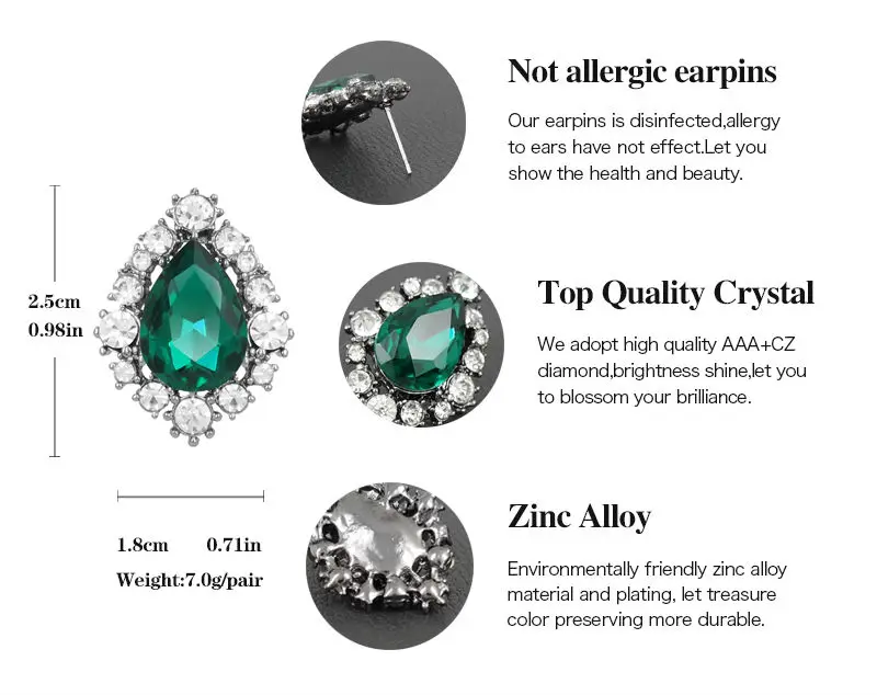 Женские серьги гвоздики с кристаллами VEYO круглые новый дизайн|crystal stud earrings|brand