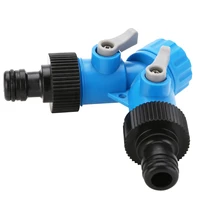 34 inch two way tap y hose pipe garden irrigation splitter tap connector fitting adapter for home garden irrigation tool