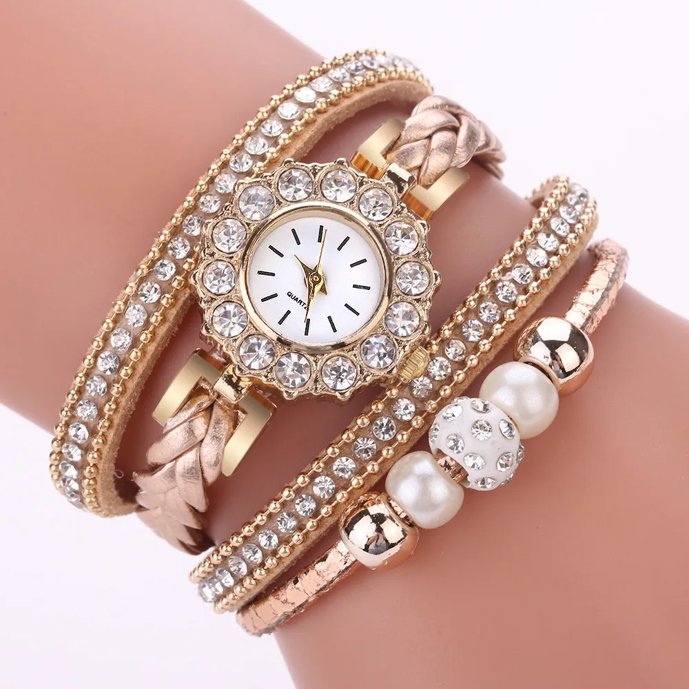 

Luxury Women Watches Top Brand Dial Ladies Fashion Quartz Wristwatch Wrapped Leather Strap Clock Casual Dress Zegarki Damskie Fi