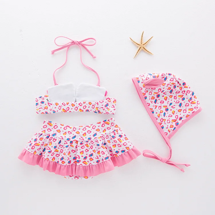 Купальный костюм для девочек купальник кошка Hello купальные костюмы малышей