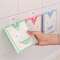 

Multi-functional kitchen Smiling face can be folded pot rack 14*15*12.7cm