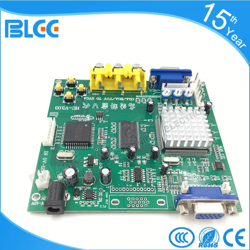 Преобразователь CGA/EGA/YUV в VGA один выход аркадная игра один/двойной выход|converter