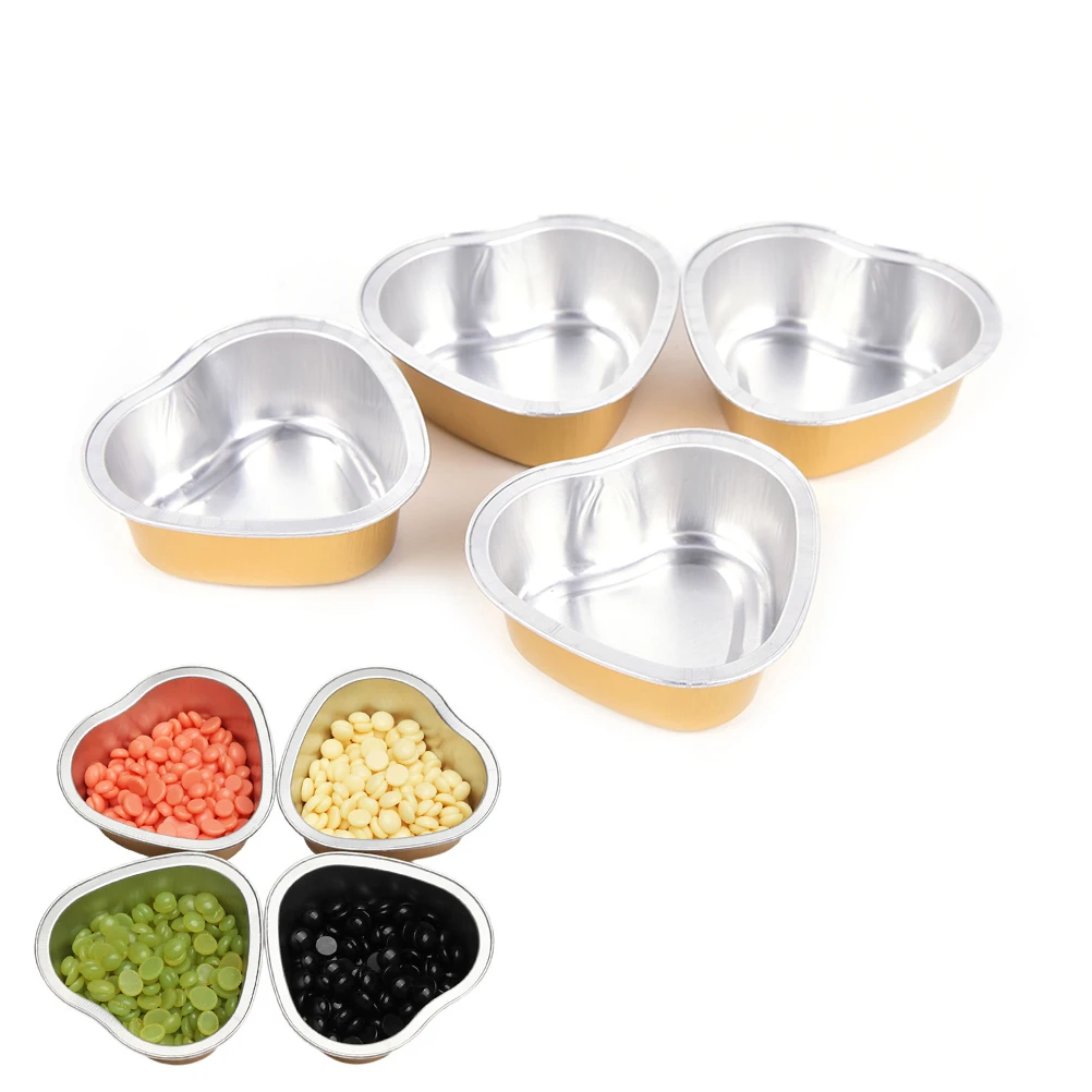 

JETTING 1PC 8*8.8*3cm Heart Shape Melting Wax Bowl Film Hard Wax Pellet Waxing Hair Removal Bean Bowl