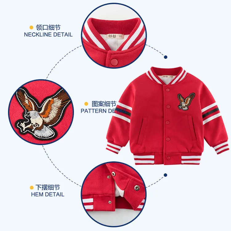 Весенне-осенняя куртка Новое поступление одежда пальто для маленьких мальчиков