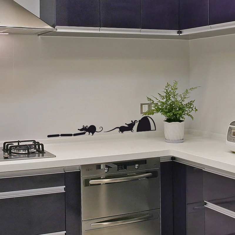 Арт дизайнерское детское нижнее белье с Мышь воров Наклейка на стену винил DIY