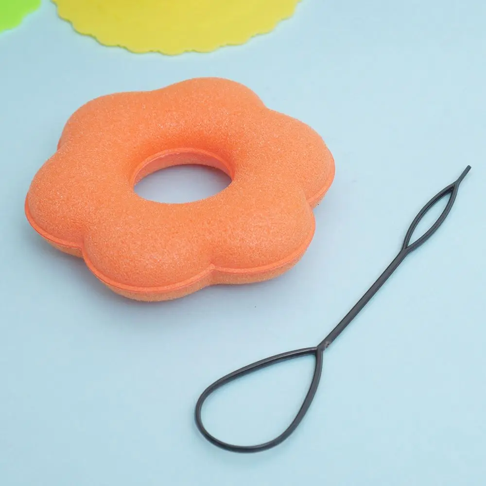 1 шт. Милая тиара в форме цветка инструмент для укладки волос женская Губка