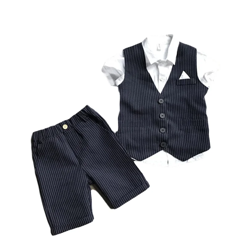 Большой коровы мальчик в полоску 3 шт. Обувь для мальчиков деловые костюмы