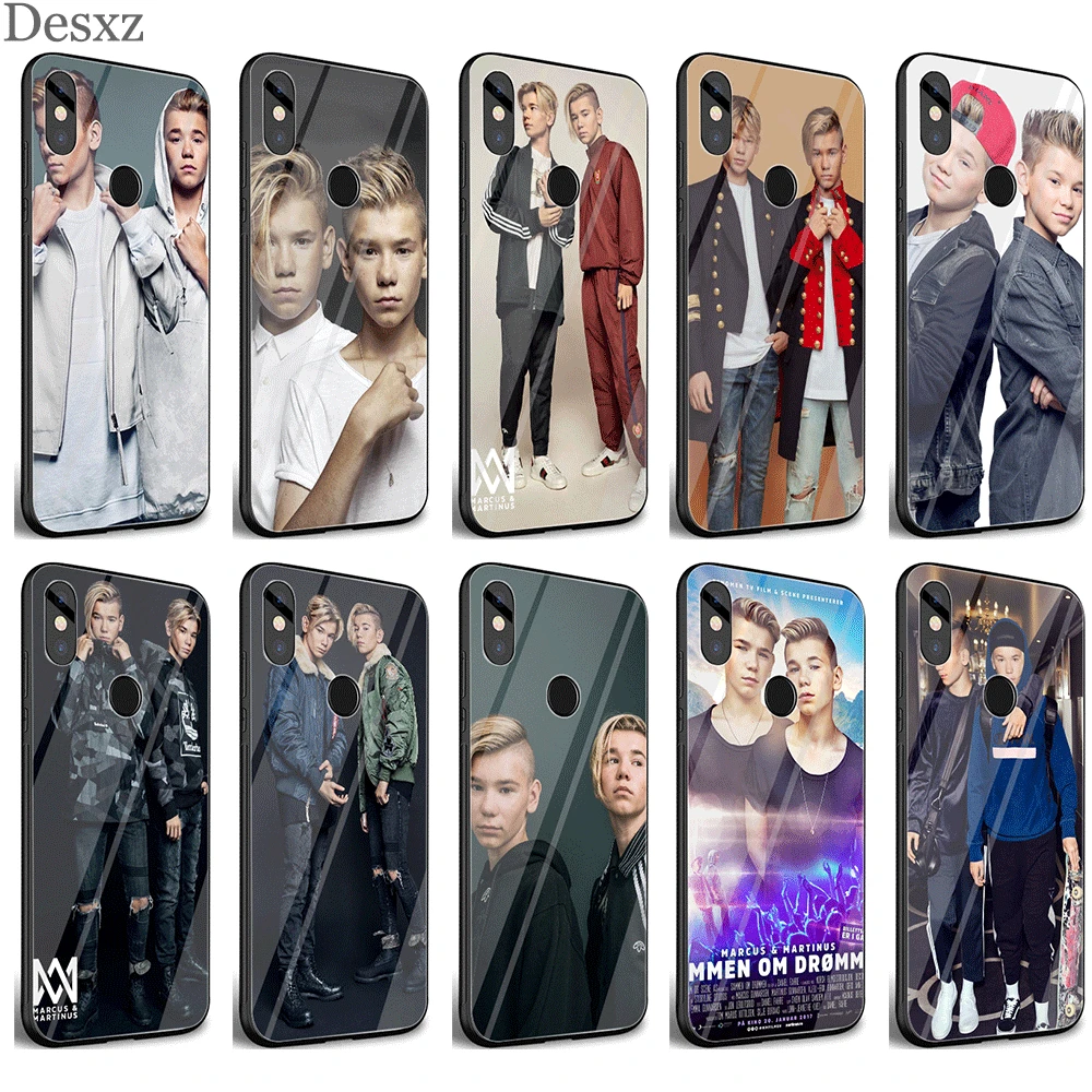 Мобильный чехол для телефона Стекло Xiaomi mi 8 Lite A1 A2-9 (США) красные Примечание 5 6 7 Pro 6A