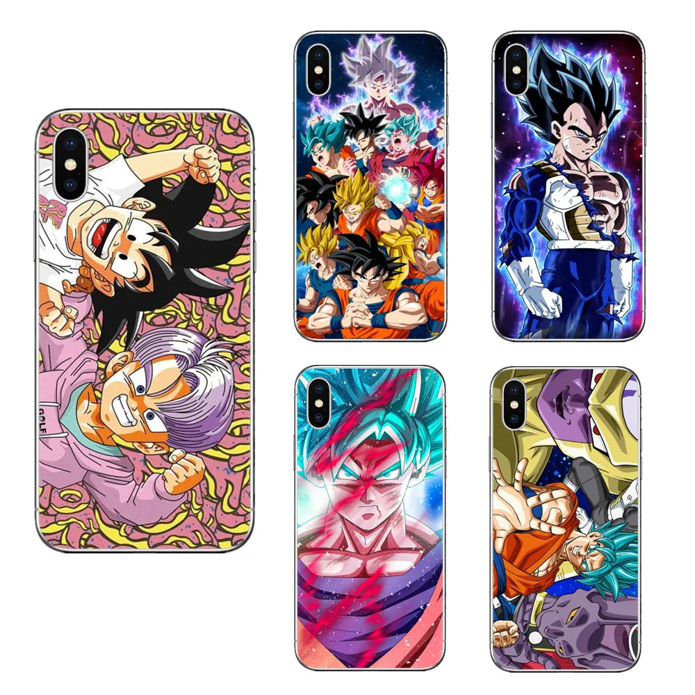 Драконий жемчуг драгонбол z Жесткий ПК чехлы для телефонов iPhone X 10 goku чехол 5 5S SE 6 6S