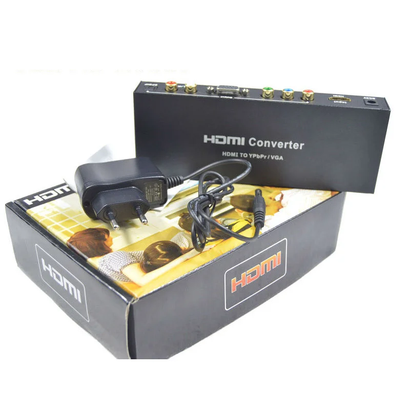 Effelon 1080 P HDMI rgb компонентный YPbPr Аудио Видео адаптер VGA/SPDIF/rl конвертер Поддержка 5.1CH