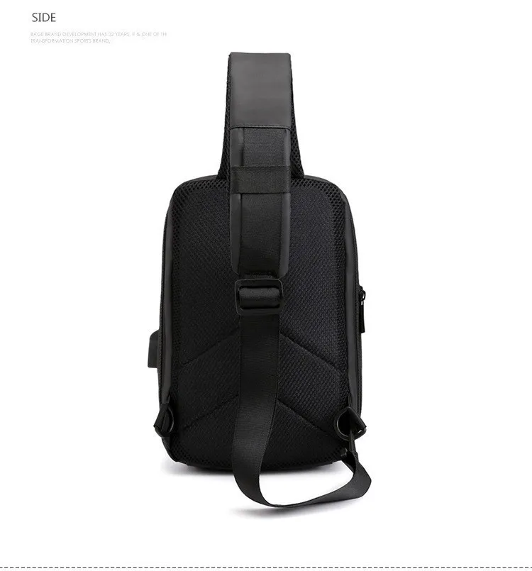 USB рюкзак через плечо Mochilas один ремешок умный рюкзак мужская Сумка дорожная Классическая Подростковая Противоударная городская сумка через плечо