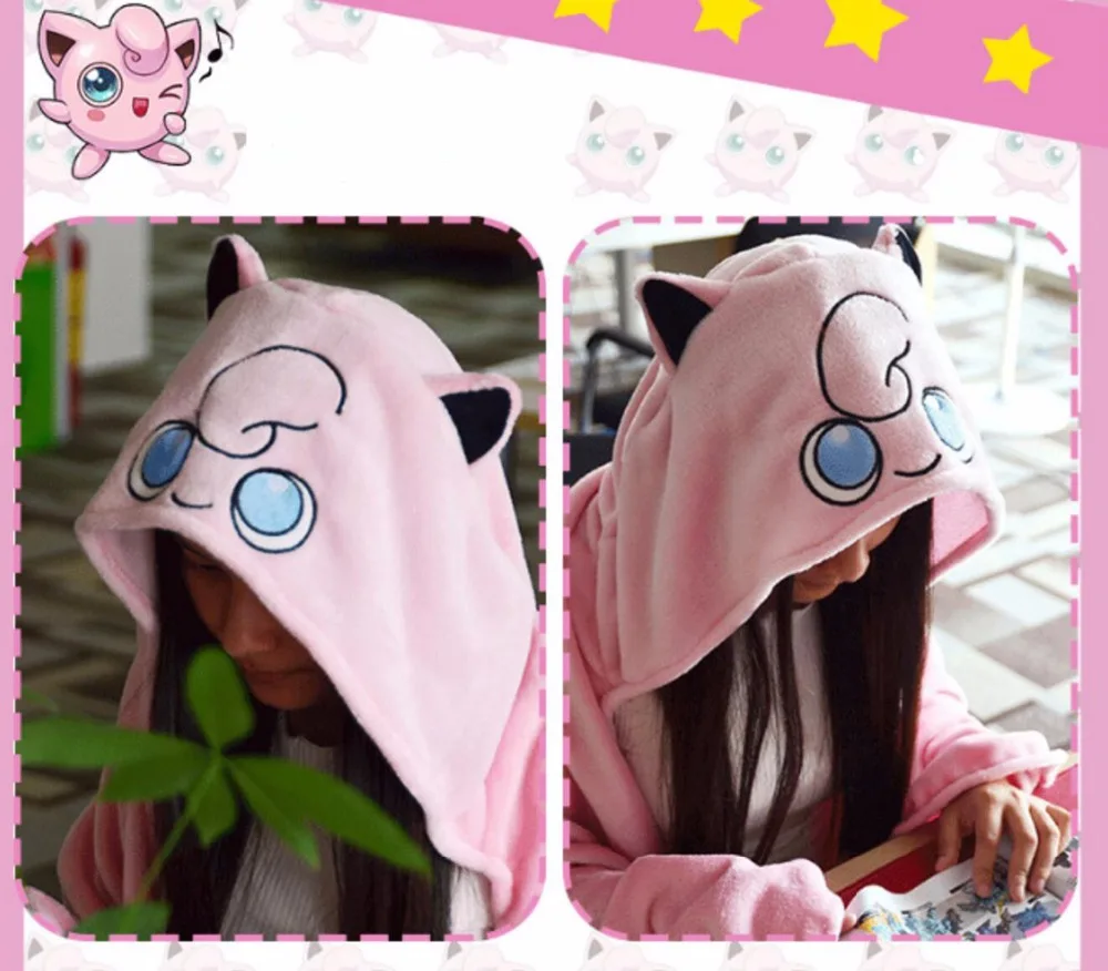 Прекрасный плащ Jigglypuff Япония мультфильм анимация эльф косплей каваи игрушки для девочек Дети плюшевые подарок на день рождения кукла