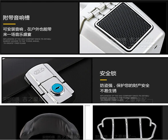 Мотоциклетный ящик-багаж с верхней стойкой и спинкой для Suzuki Boulevard C50 Volusia 800 C90 M109R C109 Marauder M50 и других.