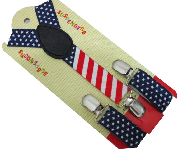 Регулируемые подтяжки с флагом США/Великобритании для детей новая мода 2018