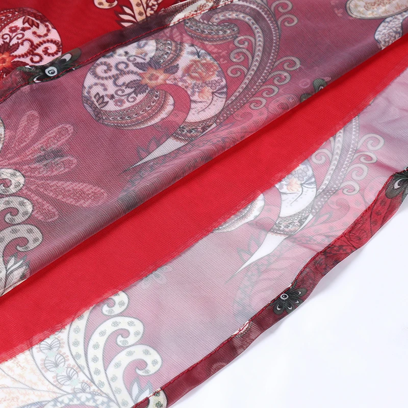 Платье с цветочным узором для женщин повседневные платья 2021 лето новый тонкий