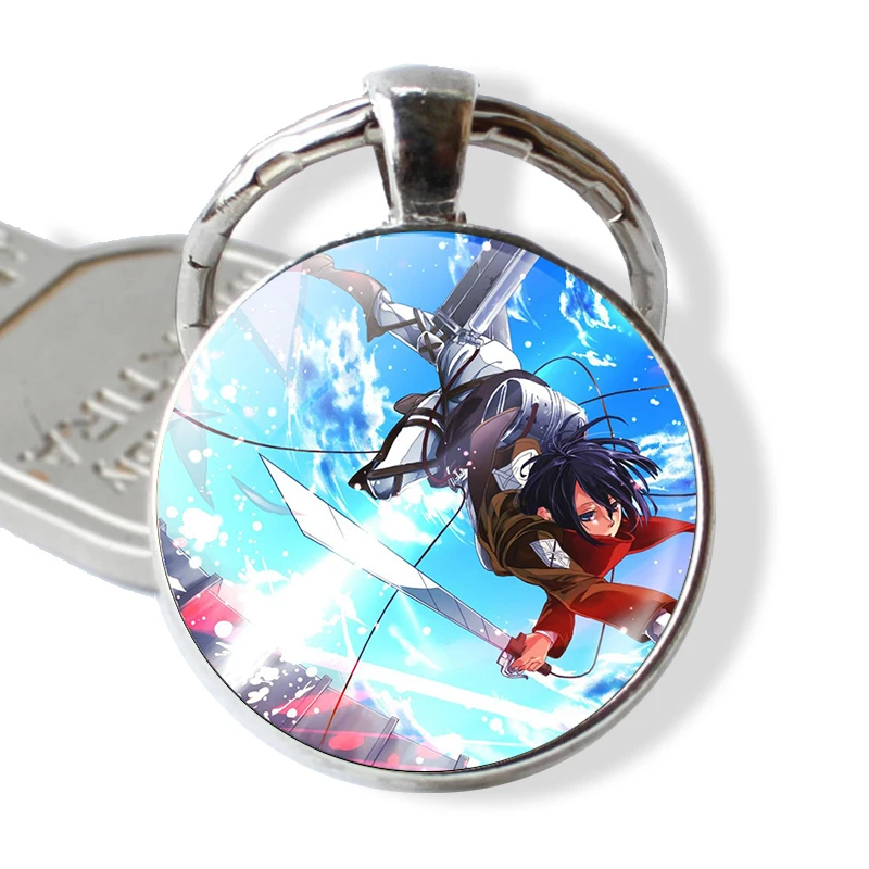 Брелок для ключей из аниме атака на Титанов|attack on titan keychain|keychain keyringkey holder |