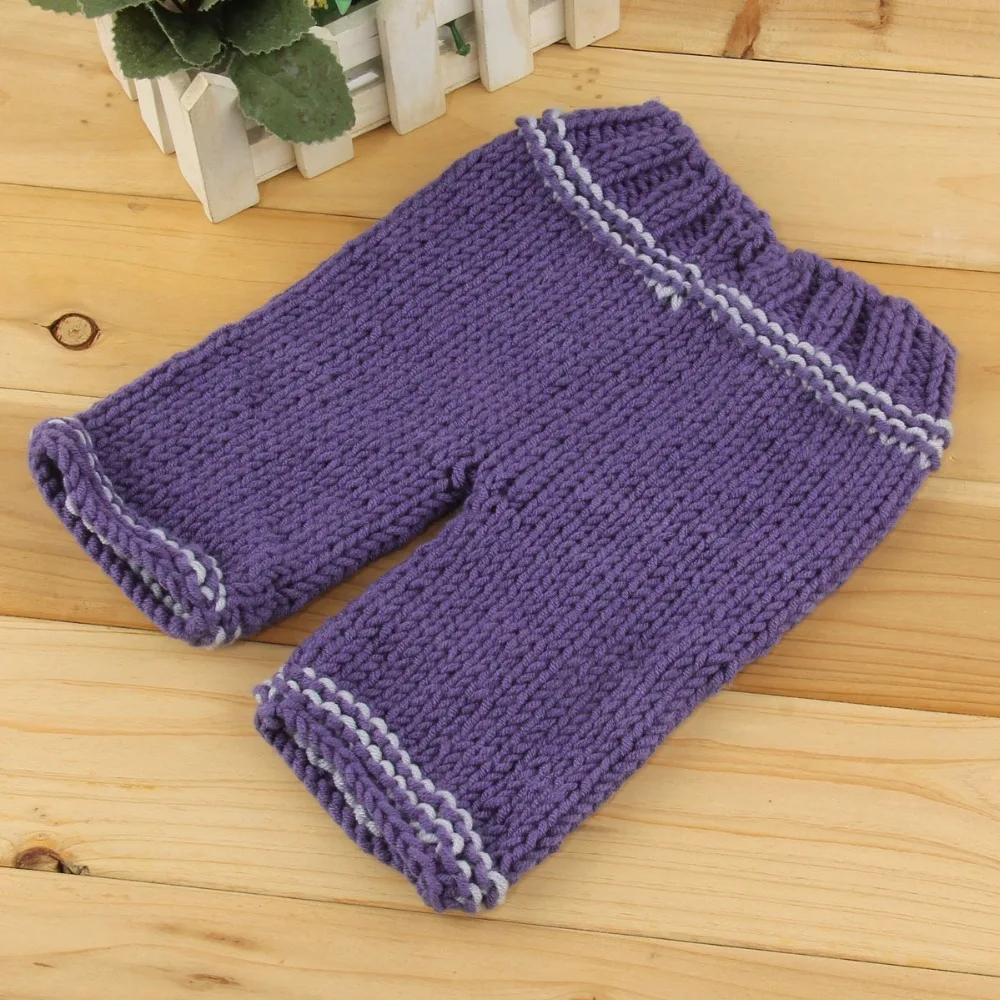 Puseky Мягкая вязаная шапка и штаны ручной работы набор аксессуаров для детской