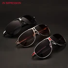 Бифокальные очки для чтения JN IMPRESSION, модные мужские и женские очки для дальнозоркости, солнцезащитные очки с диоптриями 1 1,5 2 + 2,5 3 3,5