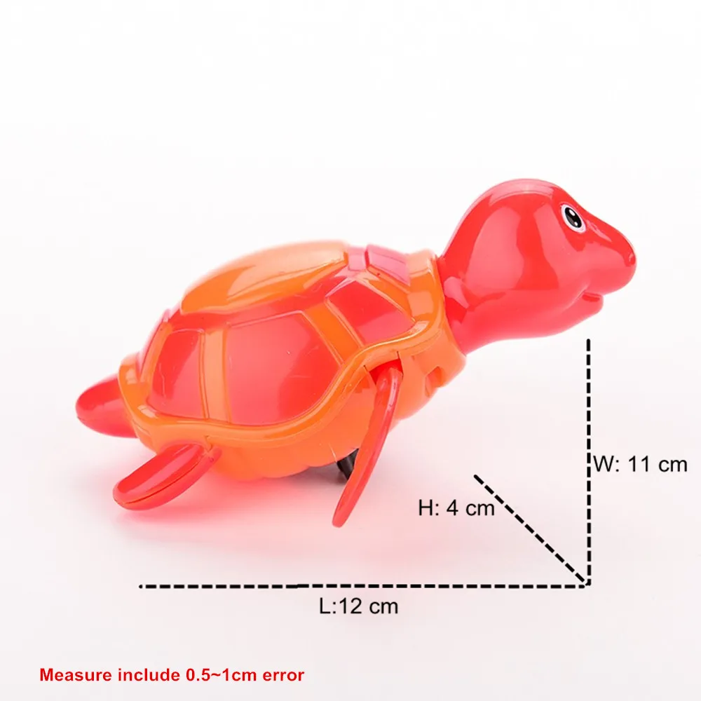 Baby Bath Toy Classic Toys Essential New Born babies Swim Turtle Wound-up Chain Clockwork Tub Small Animal Toy For Children