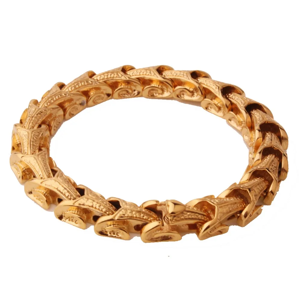 8,66 дюймовый модный мужской браслет-цепочка из нержавеющей стали 316L, браслет-цепочка, Панк ювелирные изделия, рождественский подарок