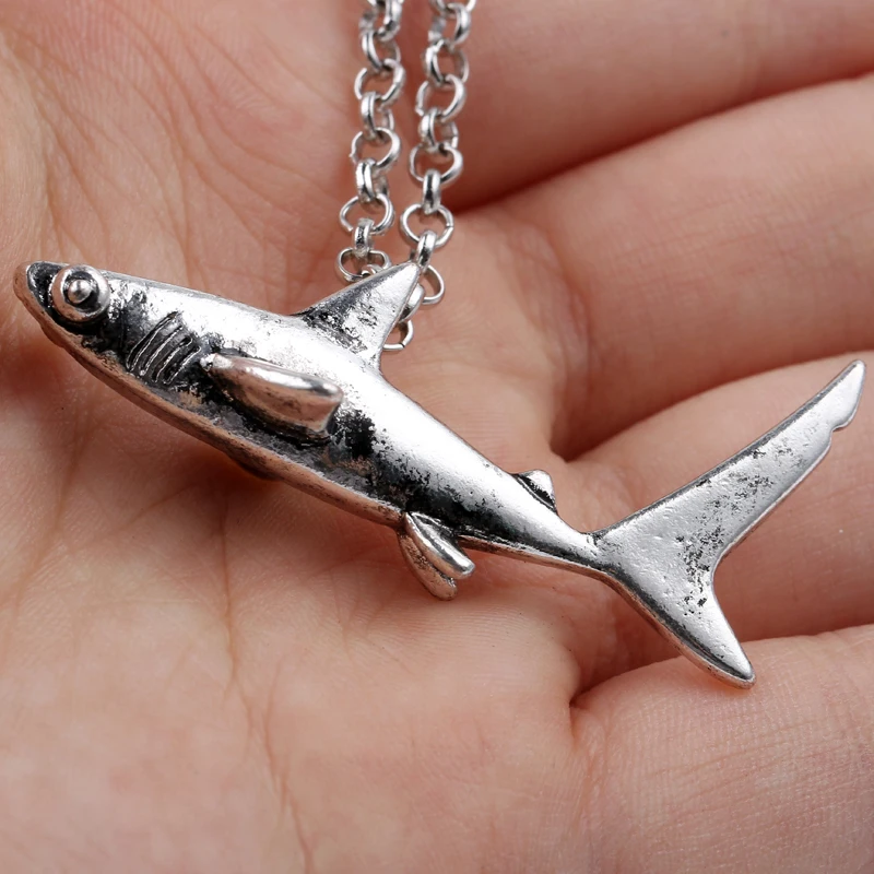 Викинги Селтикс кулон в виде рыбы ожерелье сардины пильчард Шарм с ракушками для