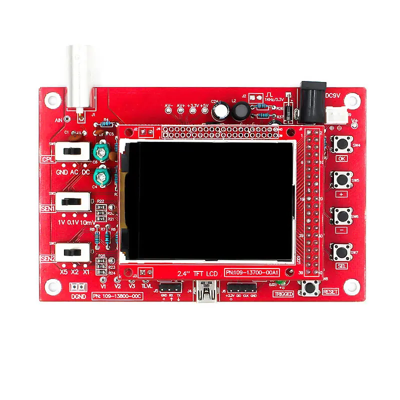 Комплект карманного цифрового осциллографа DSO FNIRSI-138 2 4 дюйма TFT ручной щуп P6100 -