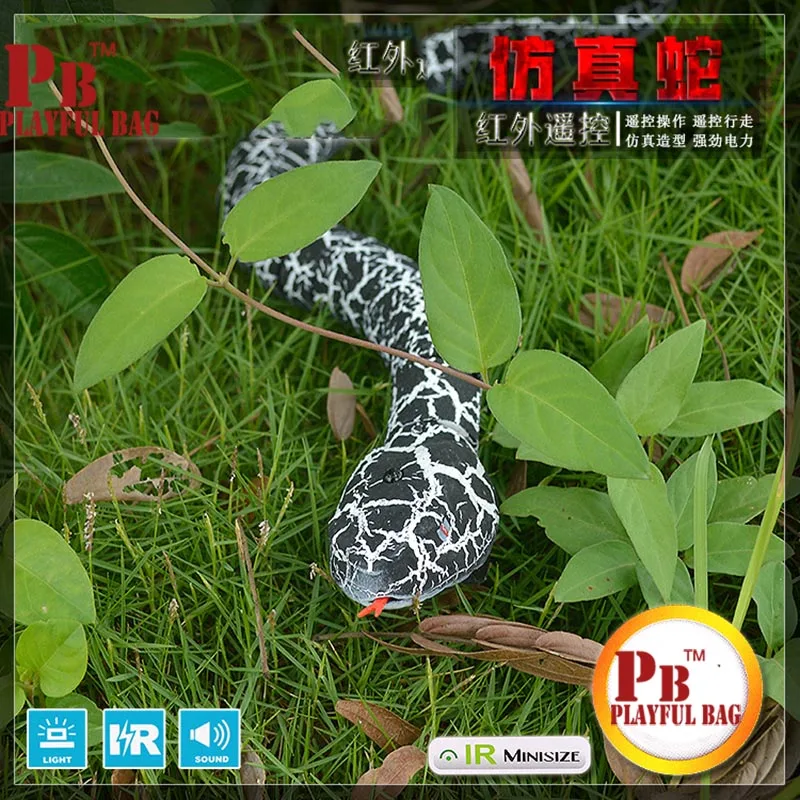 2018 new snake tricky high simulation of infrared remote control animal model spoof puzzle toys | Игрушки и хобби