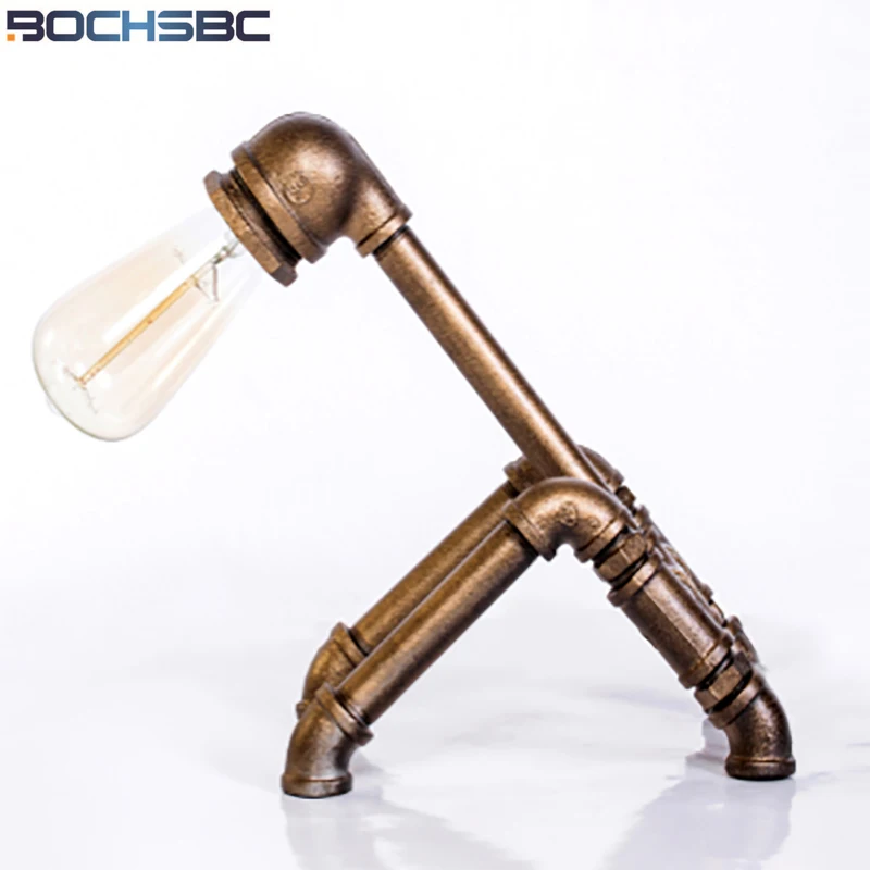 BOCHSBC настольные лампы с водопроводной трубкой для гостиной спальни лофта