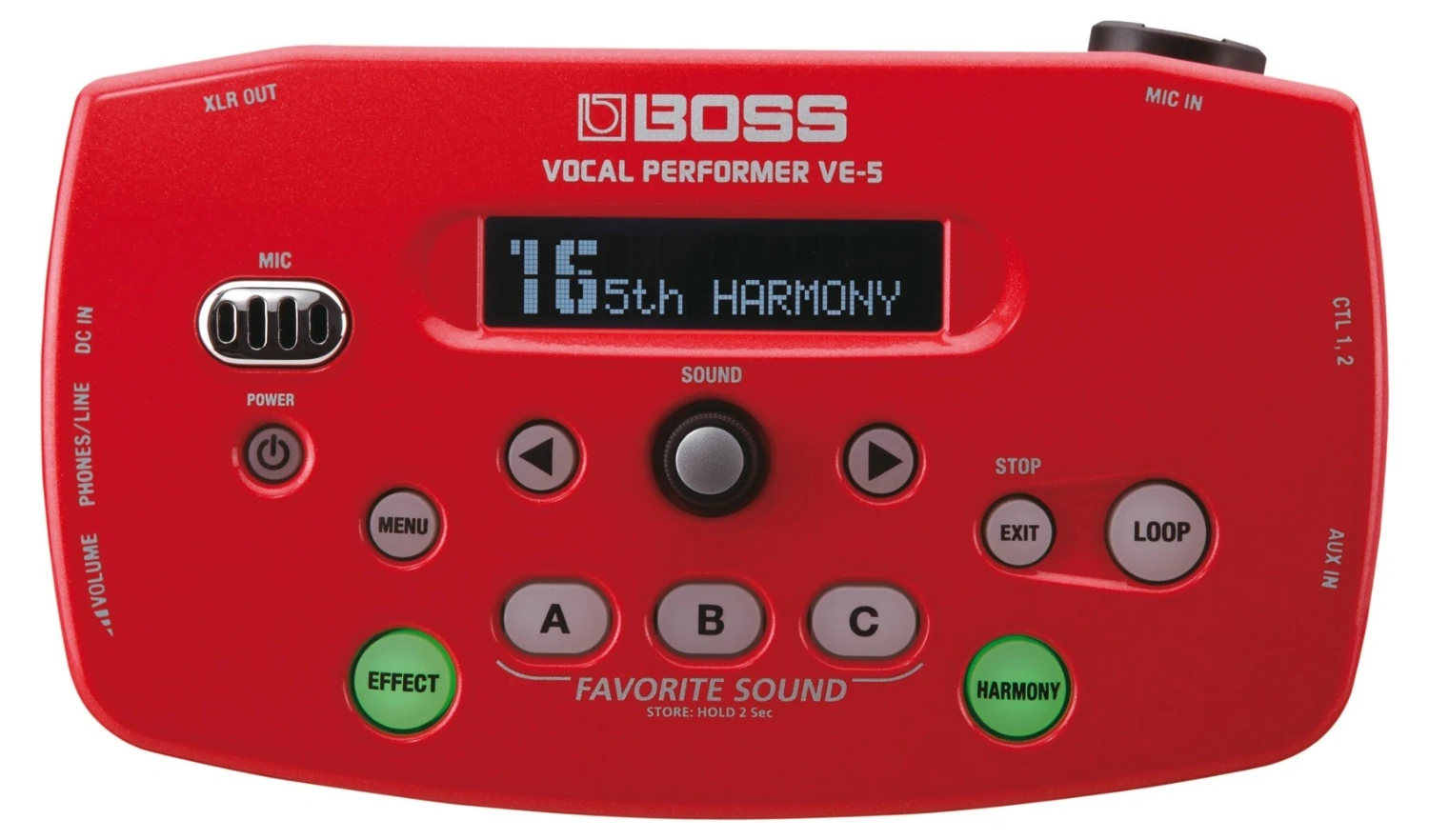 Boss by Roland VE-5 процессор эффектов вокала(красный