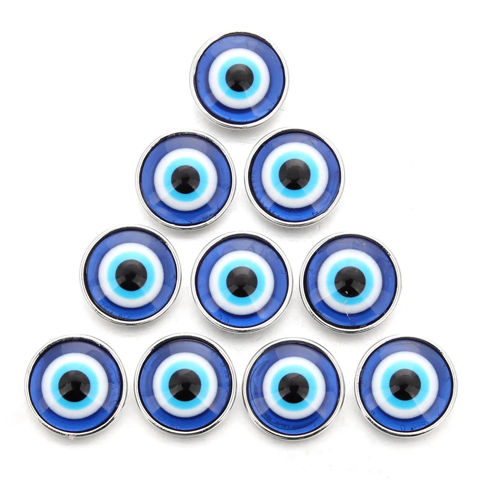 10 шт./лот 18 мм ручной работы на заказ Цветной глазной шар металлические кнопки