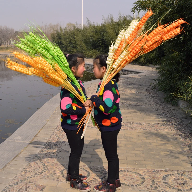 Высокие ветки имитация ячменя шипы ручной работы сухие цветы букет для гостиной