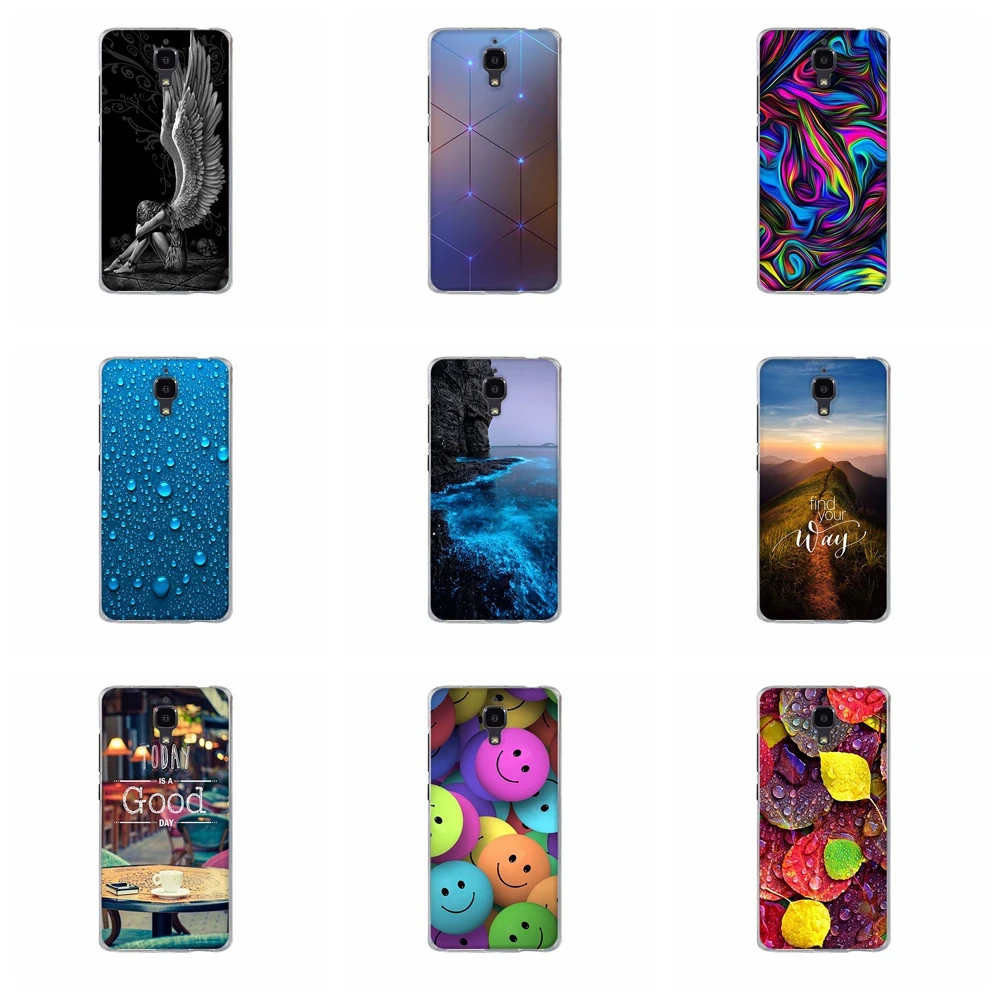 Чехол для телефона для Funda xiaomi mi 4 M4 mi 4 силиконовый чехол ТПУ Мягкая задняя крышка для Coque xiaomi mi 4 чехол милый Капа для Xia mi 4