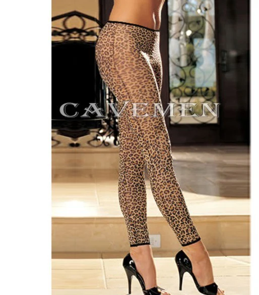 Leopard Socks and pants* 2187 *Ladies sexy G-string T-backBikini Boxer Triangle Pajamas Suit Free Shipping