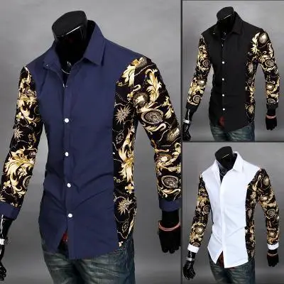 2019 Дешевые Одежда Китай Homen золото сорочка Camisa социальной Masculina рубашки белые